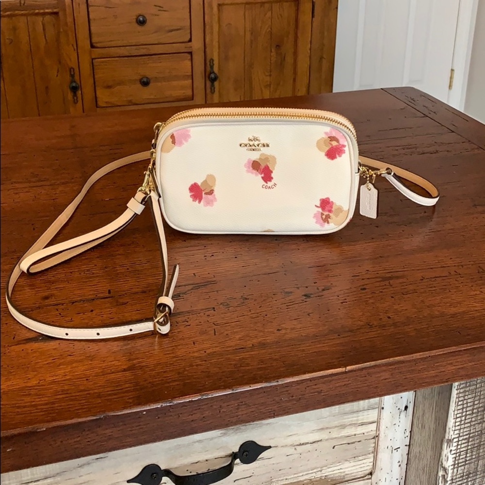 Small floral coach purse
